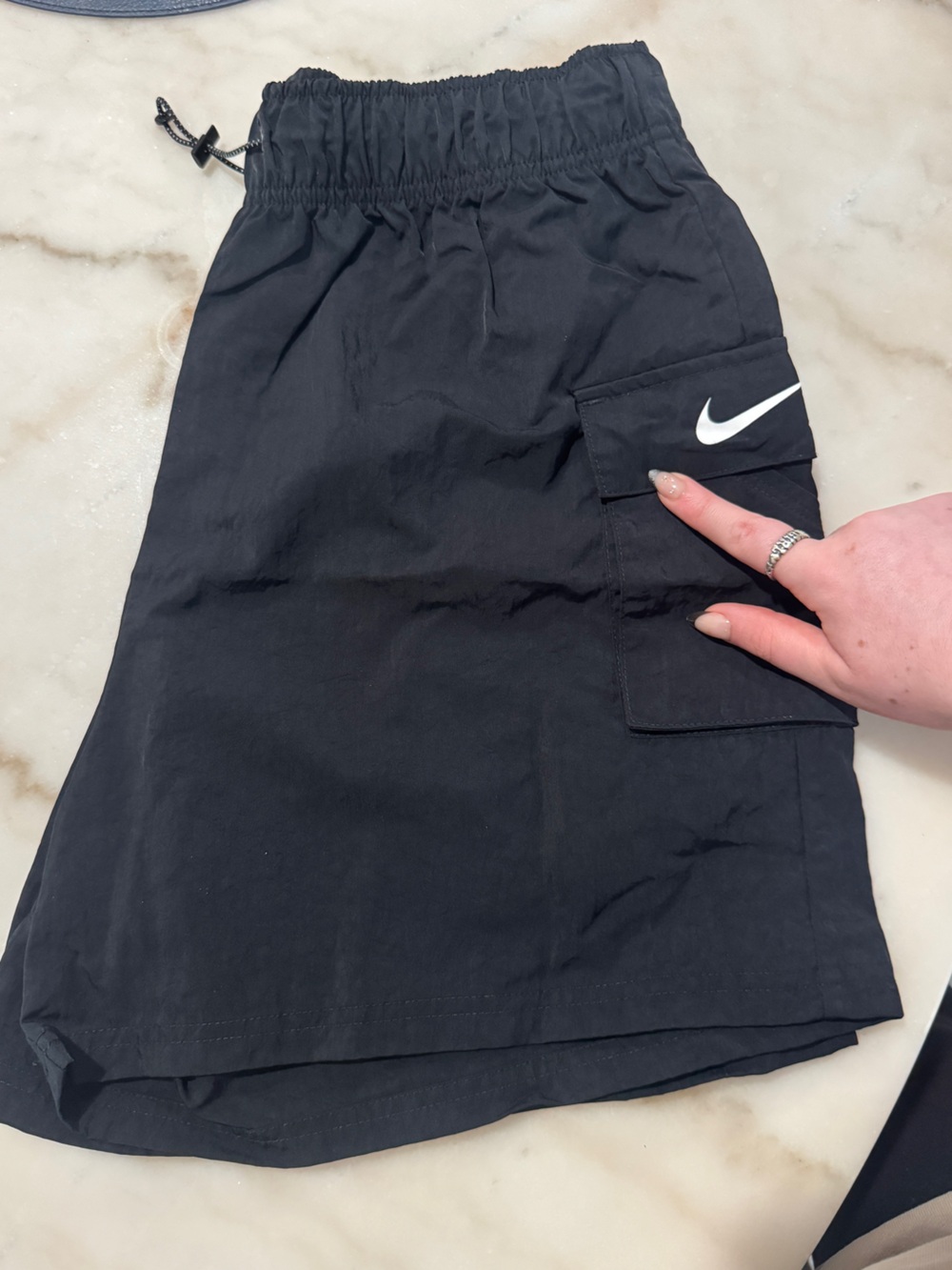 Nike Women Black Athletic Shorts